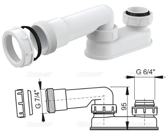 �������� ����� ��� ����� ������� 7/4"/?50 AlcaPLAST �� �������� �����������