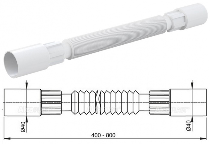 �������� ������ ����� (�����) 40x40 AlcaPLAST �� �������� �����������