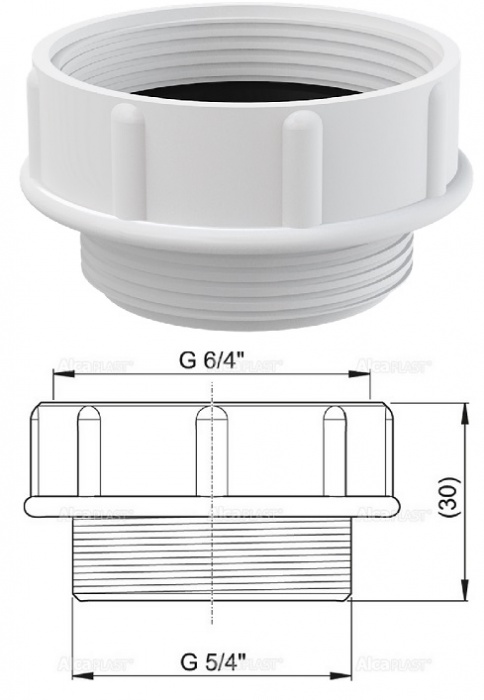 �������� ���������� ��������/���������� ������ 5/4"x6/4" AlcaPLAST �� �������� �����������